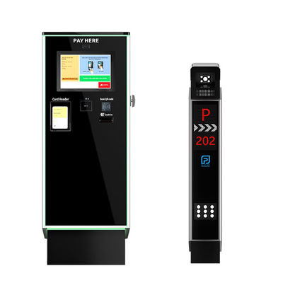Quiosque de paiement de station avec écran LCD personnalisé de 10,1 pouces Dispensateur automatique de billets Système de gestion de stationnement avec carcasa de acier